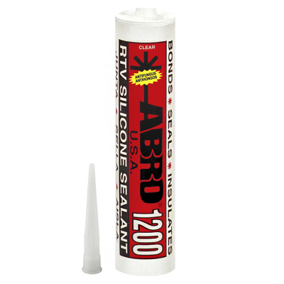 Герметик силиконовый 1200 (белый) 310 мл ABRO