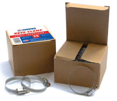 Хомут червячный (32-50 мм х 25 шт) ABRO MASTERS